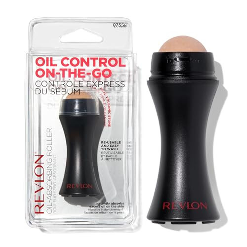 Revlon Oil Absorbing Volcanic Face Roller, Reusable Facial Skincare Tool & Massager for Sebum Control On The Go (One Size) Matte Finish Unisex, 1 Count ( Pack of 1) | Amazon (UK)