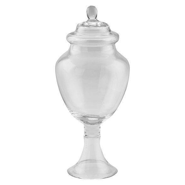 Diamond Star Glass Apothecary Jar with Lid Clear (14"x6") | Target