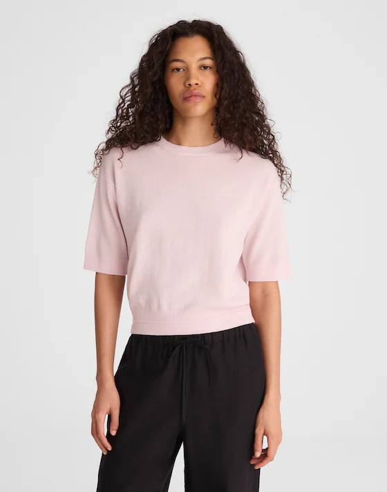 Relaxed Sweater Tee in 100% Cashmere | Madewell