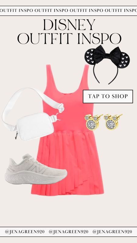 Disney Outfit Inspo | Vacation | Athleisure Outfit | Minnie Mouse Ears | Athletic Dress

#LTKfindsunder100 #LTKstyletip #LTKsalealert