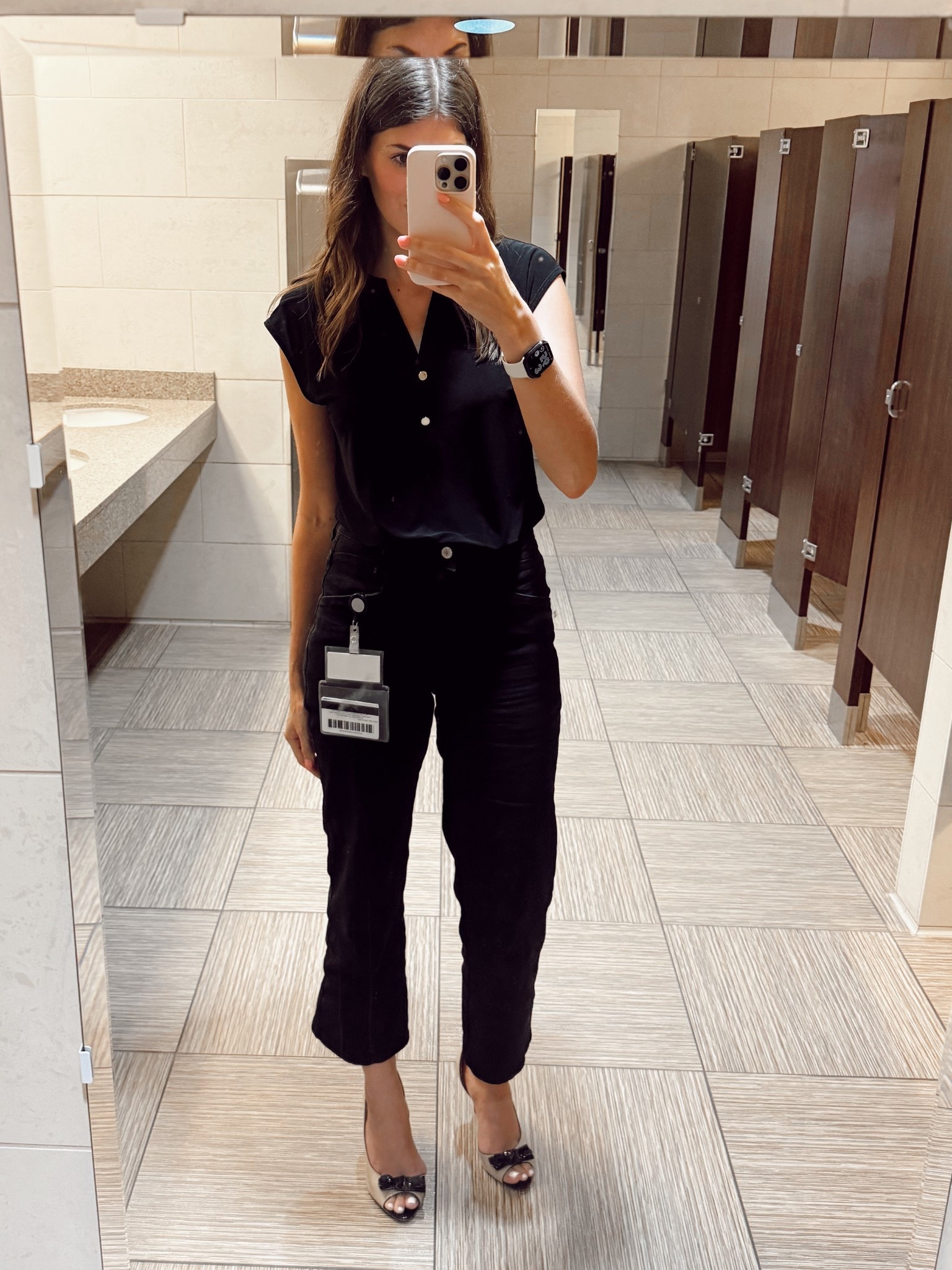 black monochrome work outfit 

Top: Anne Klein | Small
Bottom: Amazon | 4

workwear | women’s workwear | office outfit | office wear | workwear inspo | workwear inspiration | office attire | office outfit inspiration | fall workwear | fall outfit outfit | business casual | casual chic 

#LTKWorkwear #LTKFindsUnder50 #LTKFindsUnder100