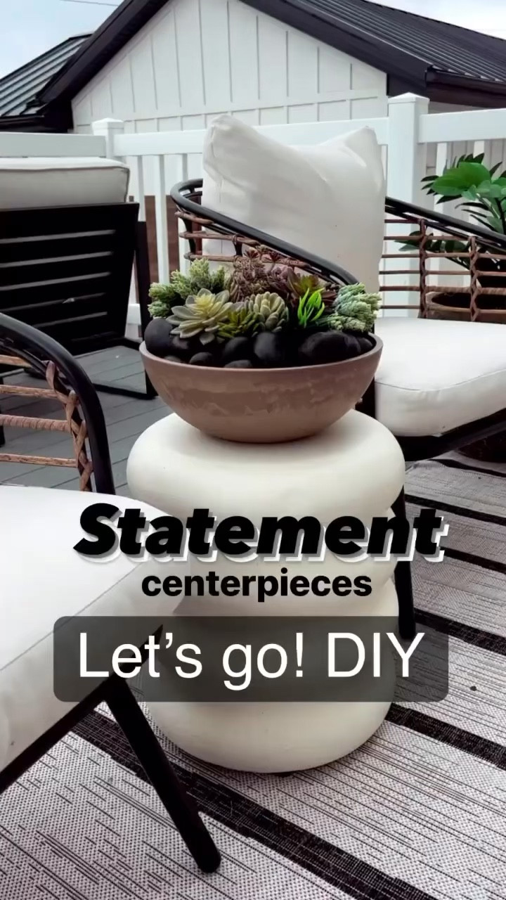 DIY statement centerpieces for indoors or outdoors.  

#LTKhome #LTKVideo #LTKfindsunder50