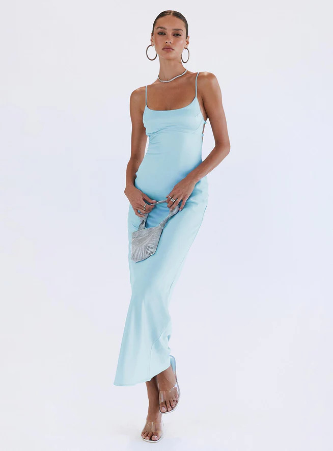 Ravia Maxi Dress Blue | Princess Polly US