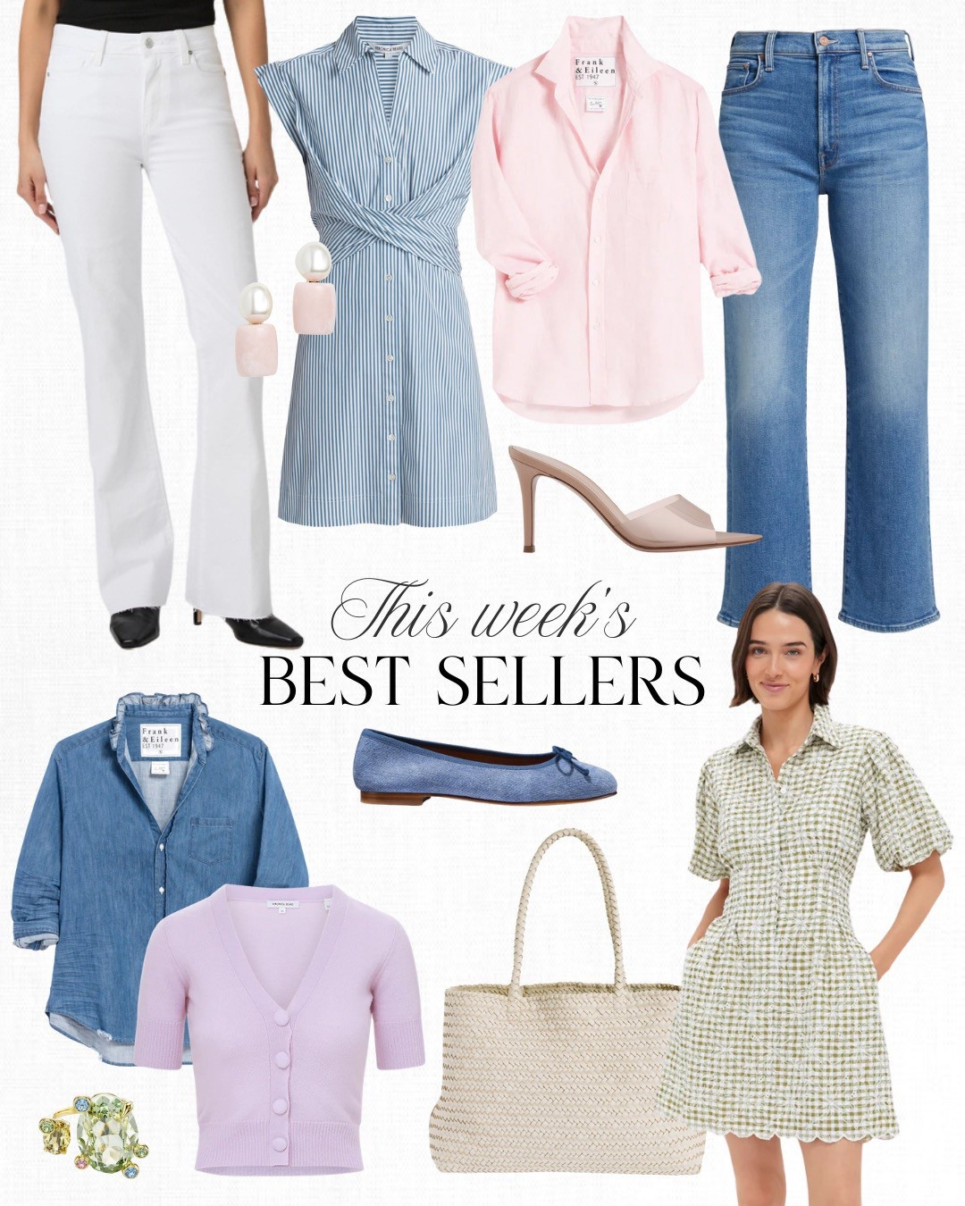 While the Friends & Family sales may be over, the discount code LOVE still works at Frank & Eileen. I love spring because I can finally start wearing dresses and I have my eye on this Tuckernuck dress. This Frank & Eileen blouse with a ruffle collar is on this week's best sellers for a reason and it's one of my favorite purchases

#LTKStyleTip #LTKFindsUnder100 #LTKSeasonal