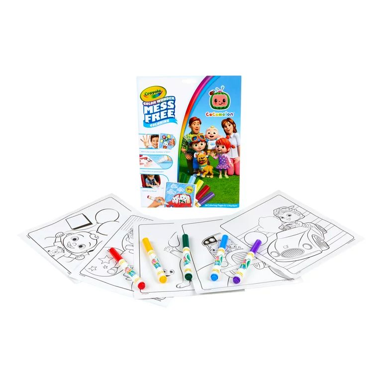 Crayola Color Wonder Mess Free Cocomelon Coloring Set, Gifts for Beginner Child | Walmart (US)