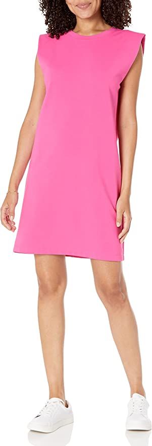 The Drop Women's Mariana Power Shoulder Mini Dress | Amazon (US)