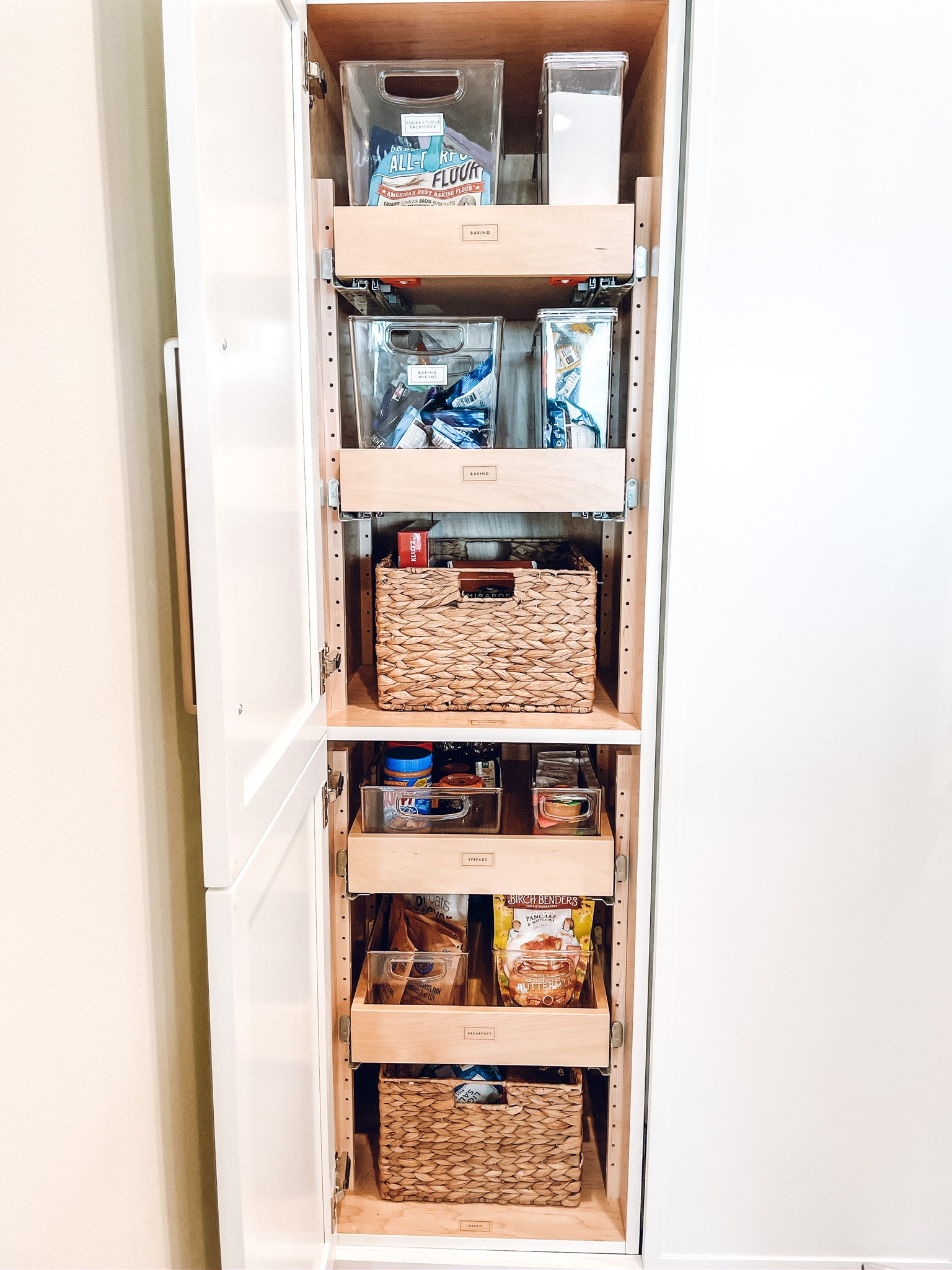 Pantry organization ✨ Medium Water Hyacinth Bin Natural. IDESIGN Linus Deep Drawer Bin. THE HOME EDIT Large Canister 2.5 Qt. 

#LTKkids #LTKhome #LTKfamily