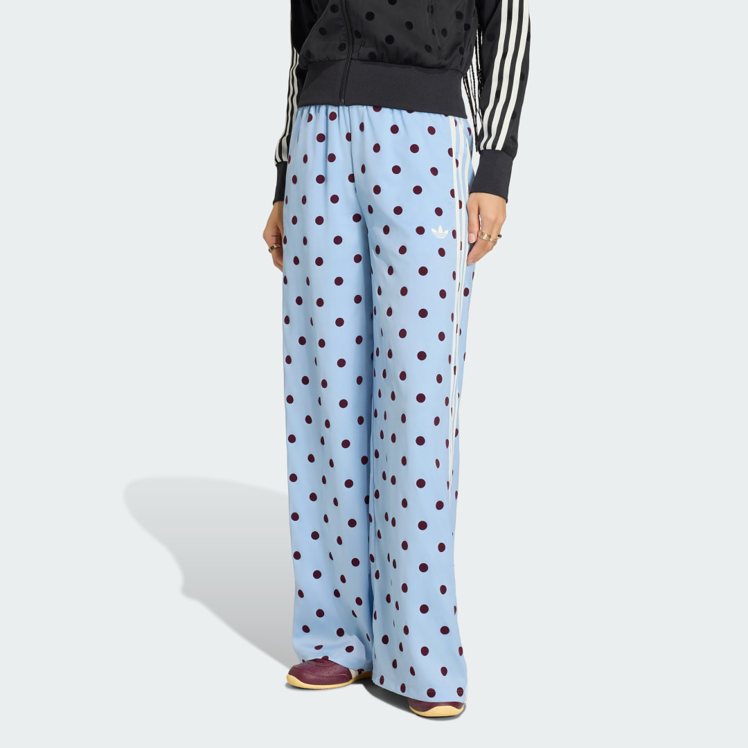 SATIN POLKA DOTS WIDE LEG PANT | adidas (US)