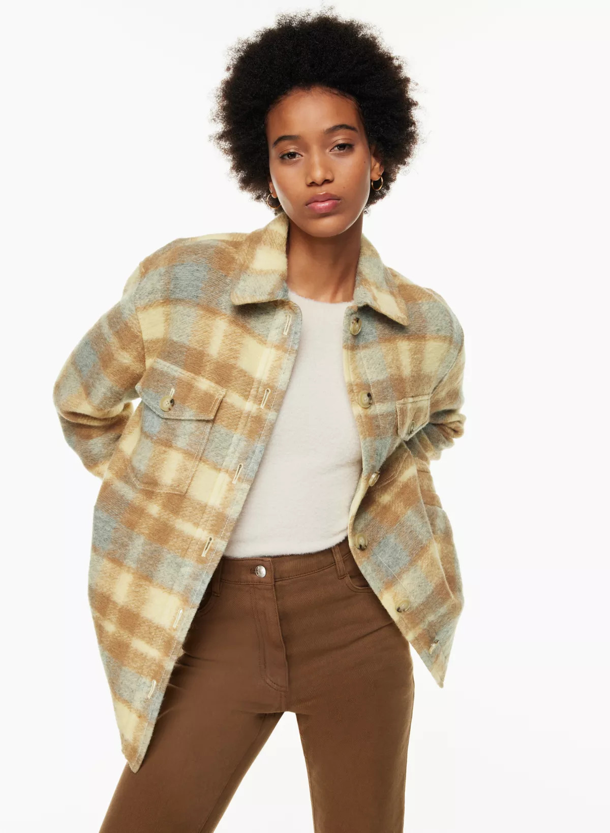 THE GANNA™ UTILITY SHIRT JACKET | Aritzia