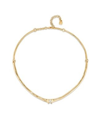 UNOde50 18k Gold-Plated and Silver Metal Alloy Rigid Necklace - Gold | Macy's