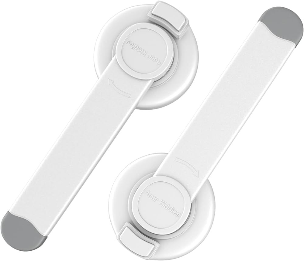 Baby Toilet Lock (2 Pack) for Child Safety, Baby Proof Toilet Seat Lock with 2 Extra Pallet Fit f... | Amazon (US)