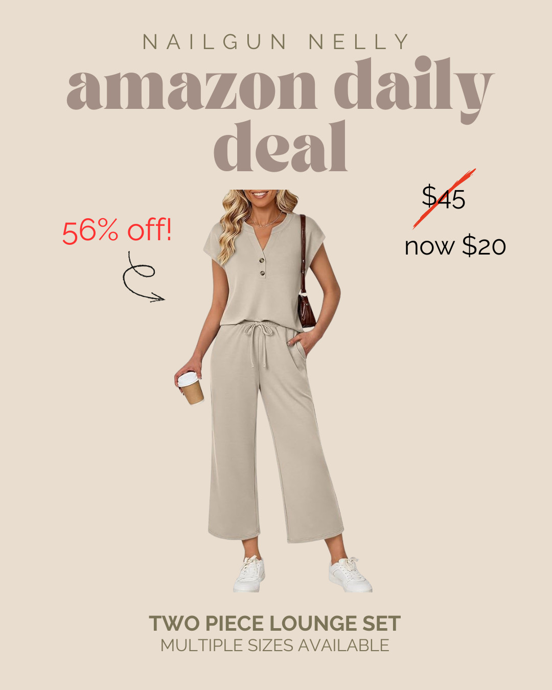 Amazon Daily Deal! - Two Piece Lounge Set


#traveloutfit 

 #LTKActive #LTKSaleAlert #LTKTravel