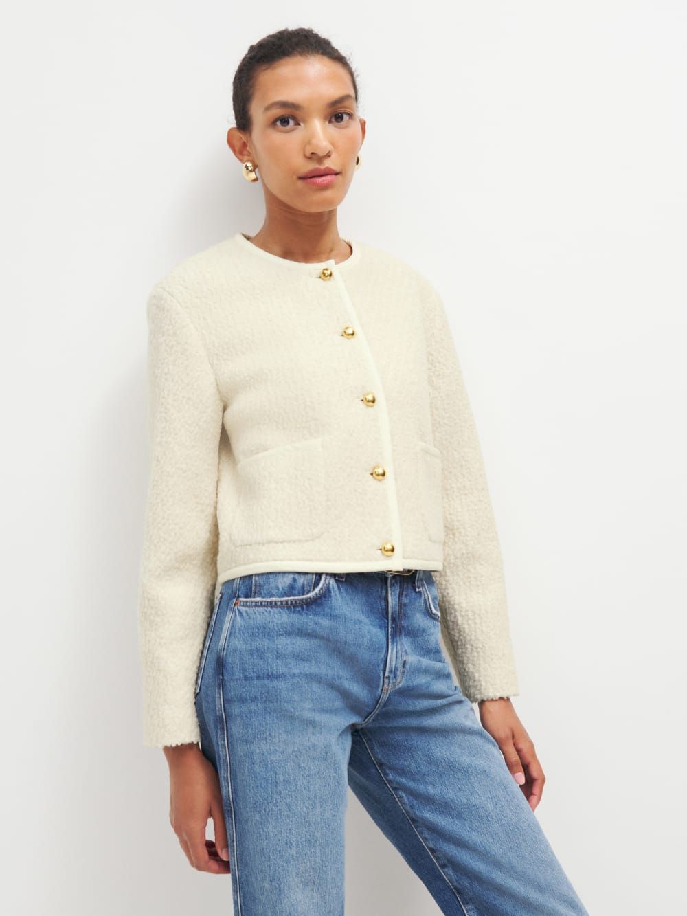 Dale Cropped Jacket | Reformation (US & AU)