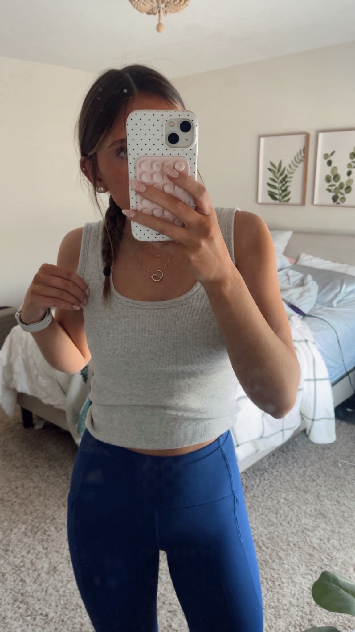 day 11/30: everyday outfits 🤍
colorful leggings to brighten the day, and this comfy tank from abercrombie, perfect outfit for a casual day or the gym!!

#LTKdayinmylife #LTKootd #LTKActive