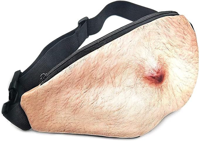 Beer Belly Fanny Pack for White Elephant Gift Funny, Christmas Gag Gifts, RAYKI Beer Belly Dad Ba... | Amazon (US)