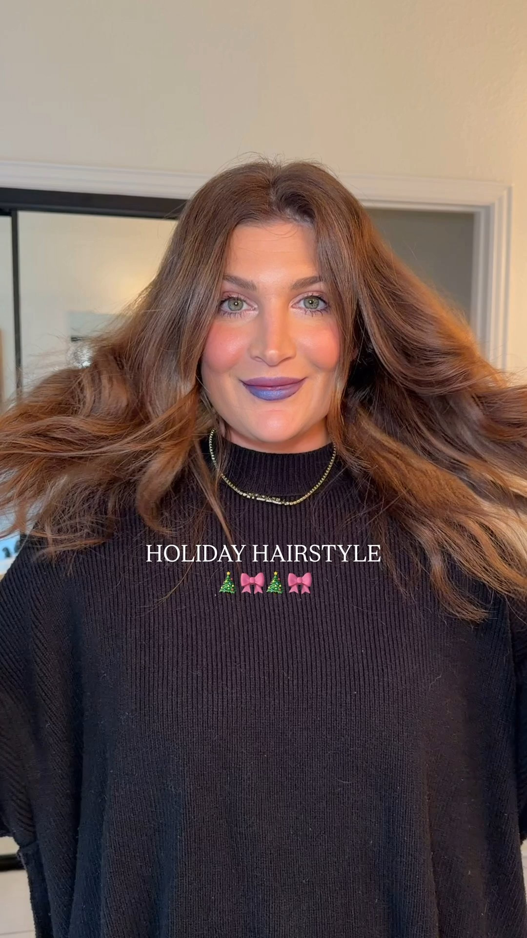 Super easy holiday hairstyle 🎀 

#LTKHoliday #LTKBeauty