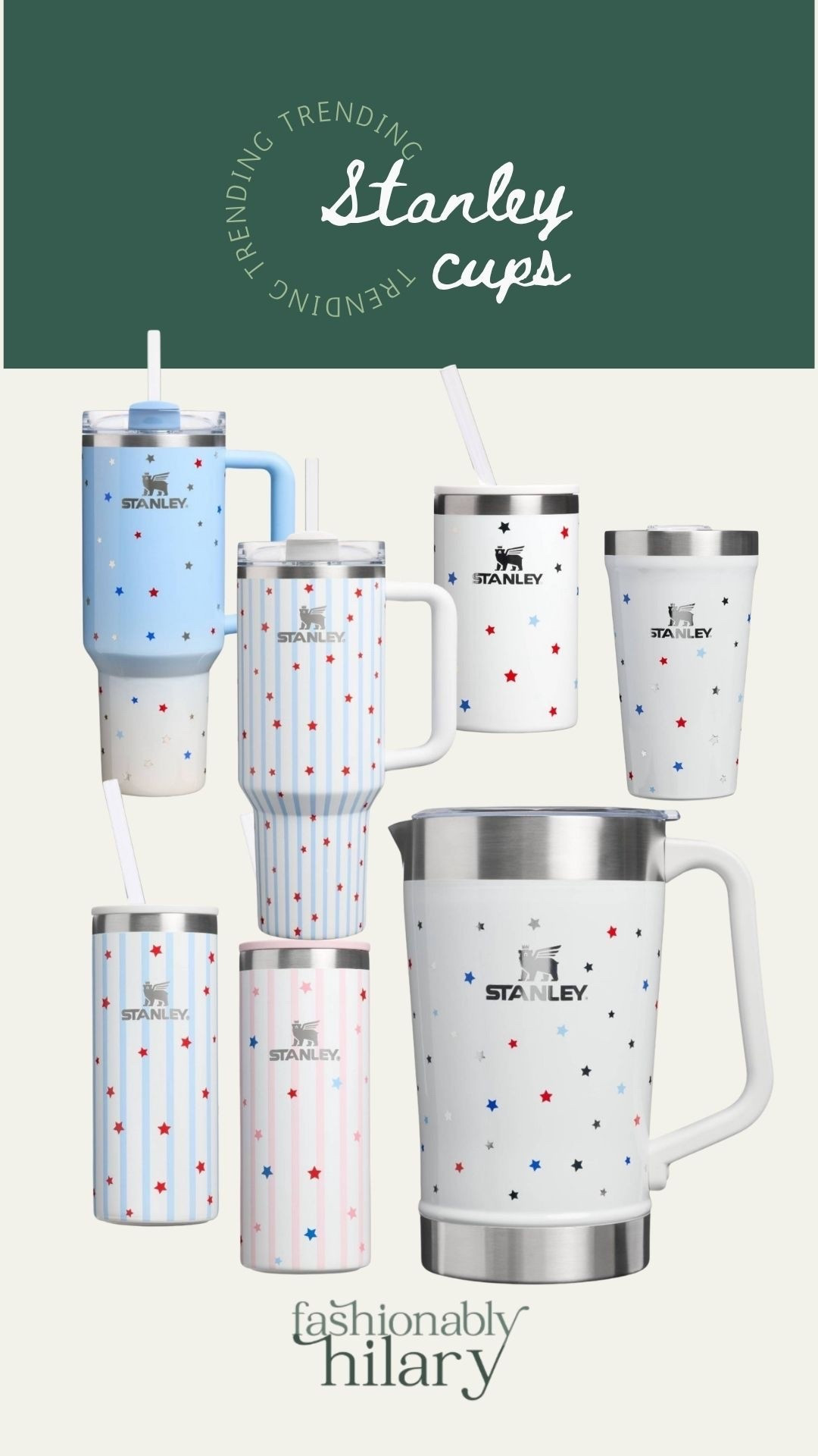 @Target just dropped the cutest (and most festive) Stanley cups. These designs are adorable ❤️🤍💙 and so cute for summer! We know these will sell quickly, so I’m grabbing a couple now! 
stars and striped tumbler

#LTKSeasonal #LTKHome