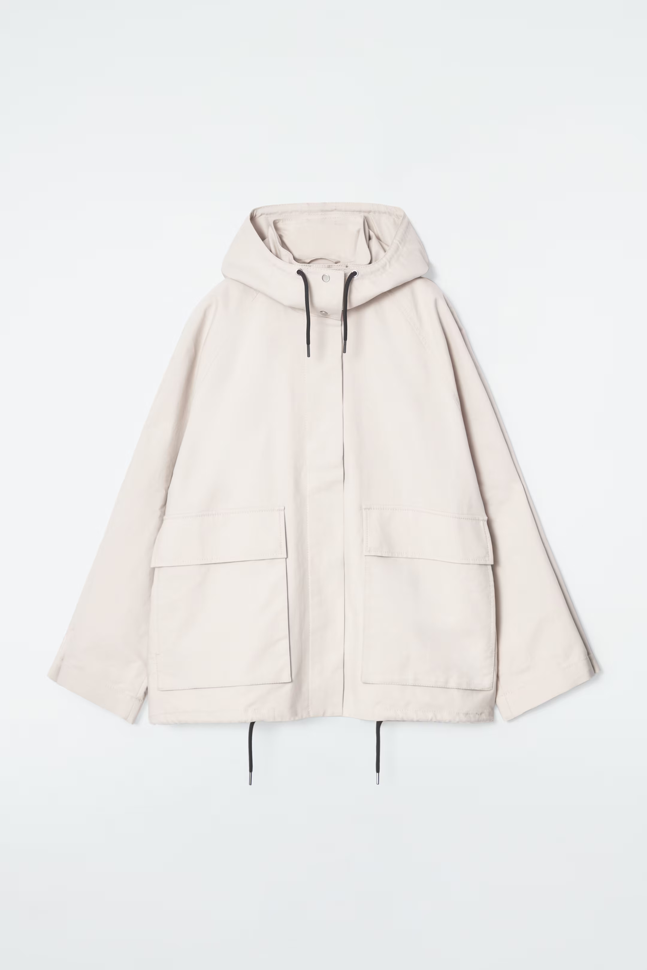 UTILITY-JACKE AUS BAUMWOLLE MIT KAPUZE - HELLES BEIGE | COS (EU)
