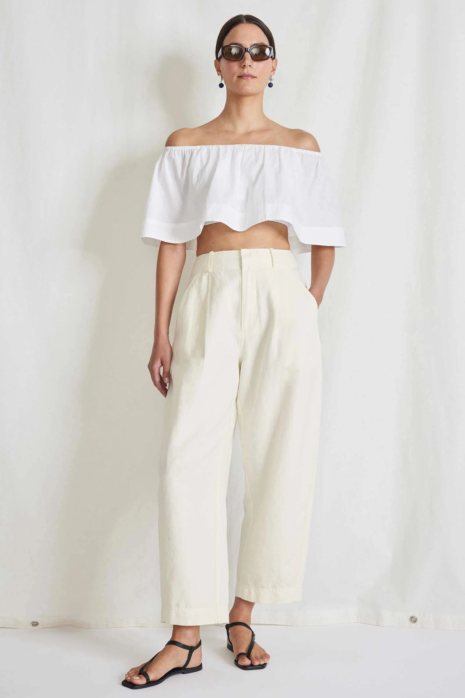 Bari Crop Trouser | Apiece Apart