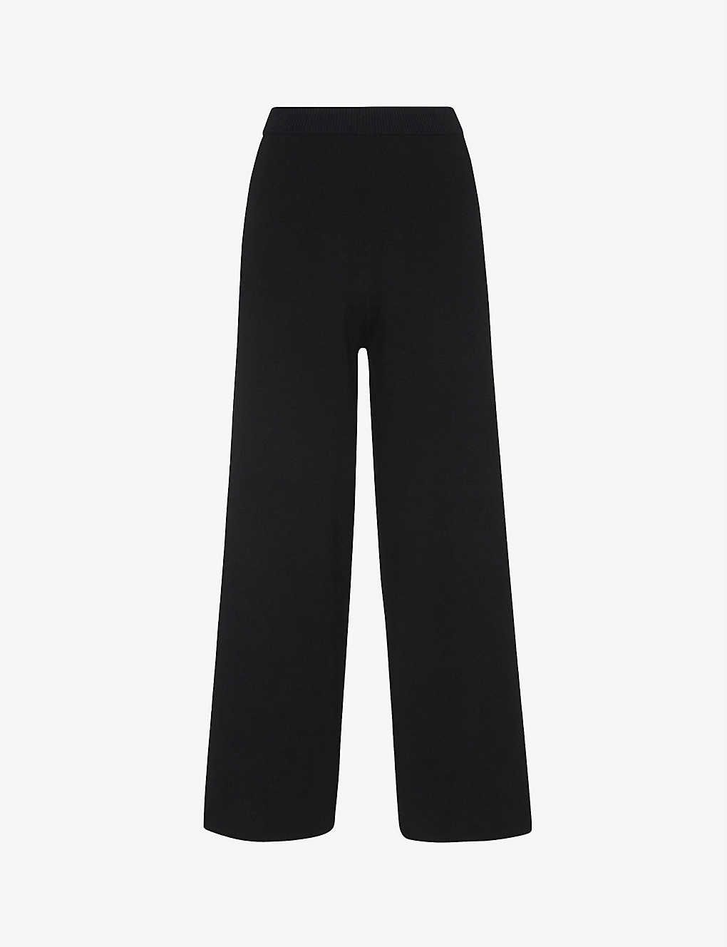 Knitted wide-leg trousers | Selfridges
