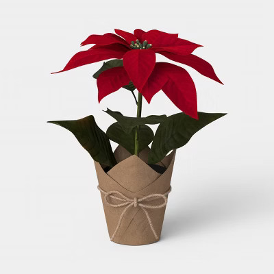 Red Poinsettia Arrangement - Threshold™ | Target