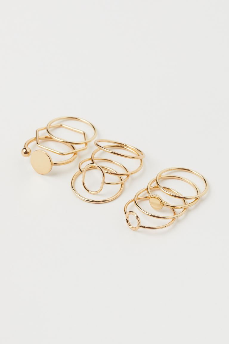 10-pack Rings | H&M (US + CA)