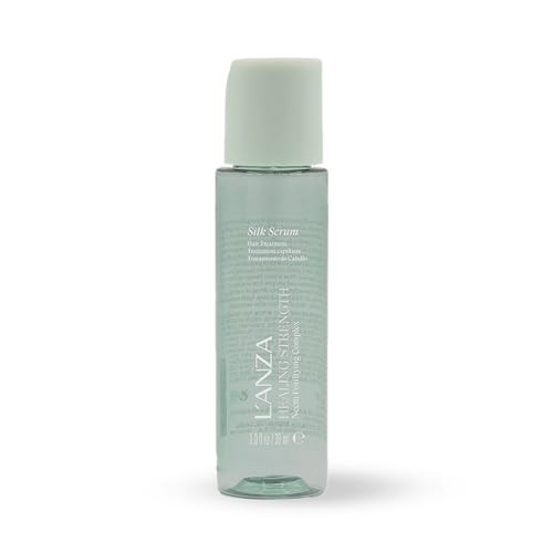 L'ANZA Healing Strength Silk Serum Strengthening Hair Treatment, Repairs Damage, UV & Heat Protection, Smooths Split Ends, Glossy Shine, Anti Humidity & Frizz, Color Safe, Sulfate Free, New Bottle | Amazon (US)