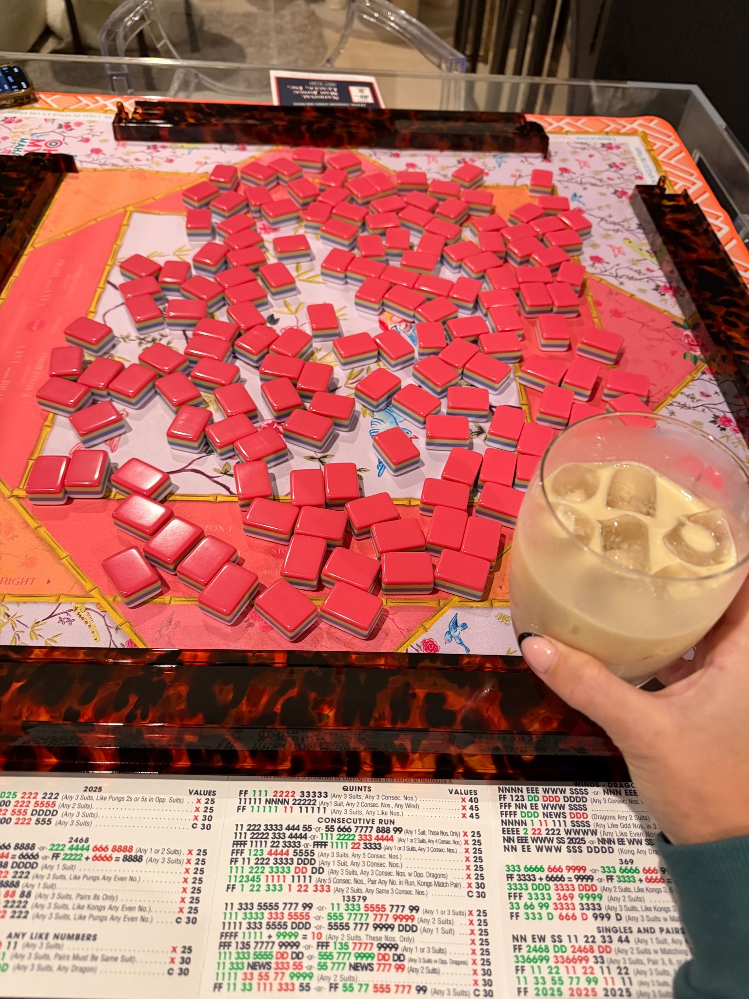 Christmas mahjong & eggnog 

#LTKGiftGuide #LTKHoliday #LTKdayinmylife