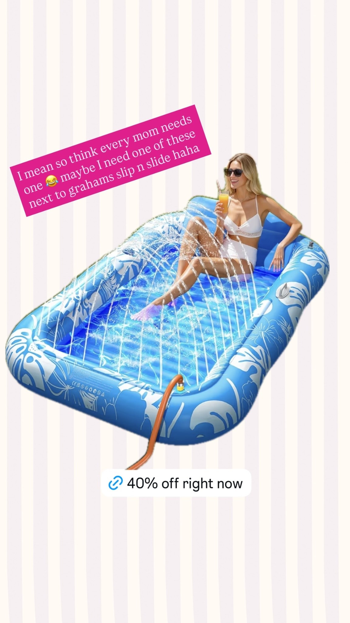 I mean so I think every mom needs one! 😂 maybe I need one of these next to grahams slip n slide!

#LTKSaleAlert #LTKSeasonal #LTKSwim