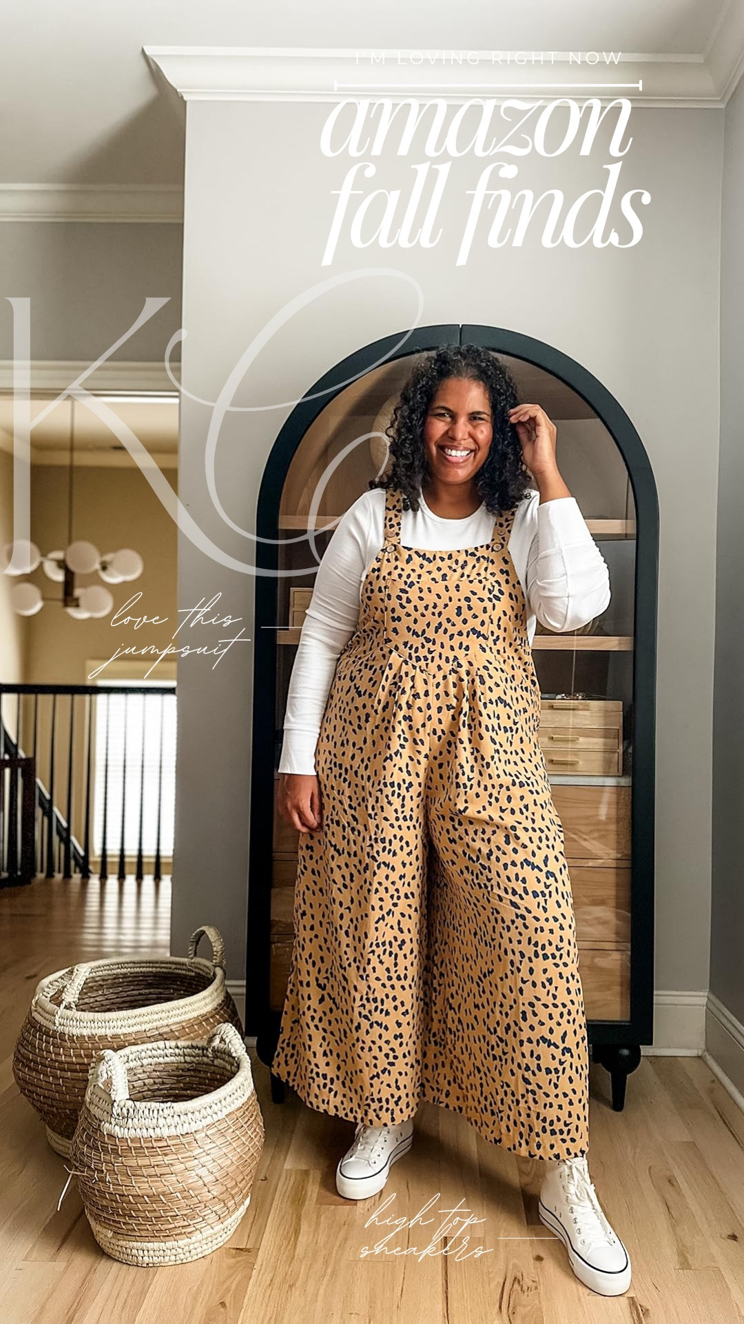 I love this jumpsuit paired with a long sleeve shirt and converse for fall.  Wearing size xxl in jumpsuit and shirt.

#LTKStyleTip #LTKFindsUnder100 #LTKPlusSize