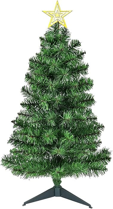 3FT Premium Hinged Artificial Holiday Small Mini Christmas Tree for Tabletop,Home, Office, Indoor... | Amazon (US)