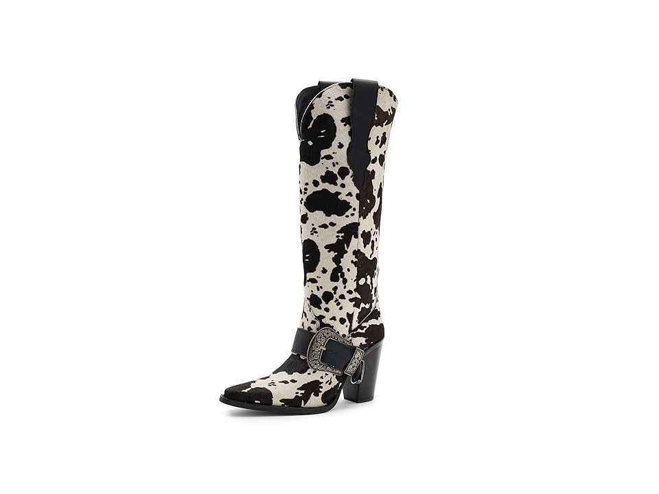 Dingo Spur Crazy Women's Boots Cow Print : 9.5 B - Medium, Leather | Zappos