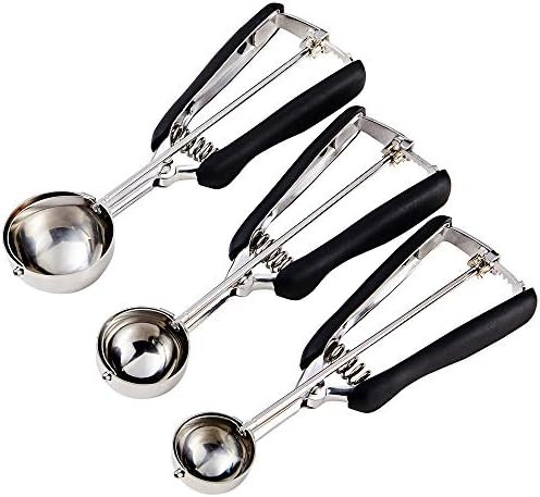 Cookie Scoop Set - Include 1 Tbsp/ 2 Tbsp/ 3Tbsp - 3 PCS Cookie Scoops for Baking - Cookie Dough ... | Amazon (US)