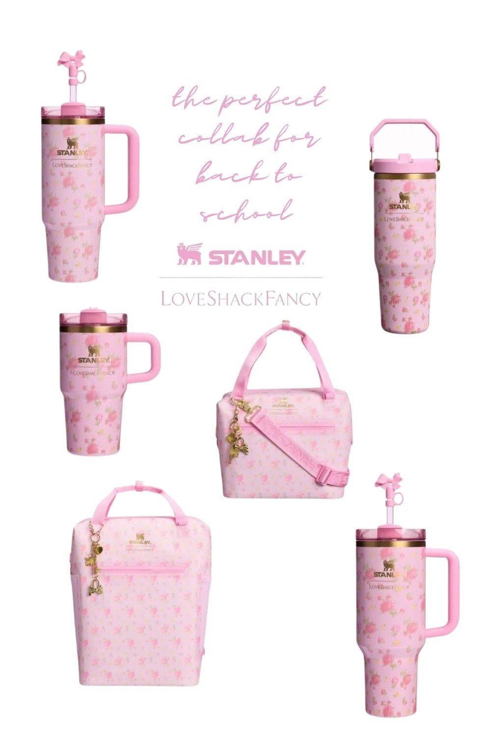 LoveShackFancy x Stanley Collection | Back to School | Tumblers | Lunchbox | Backpackk
