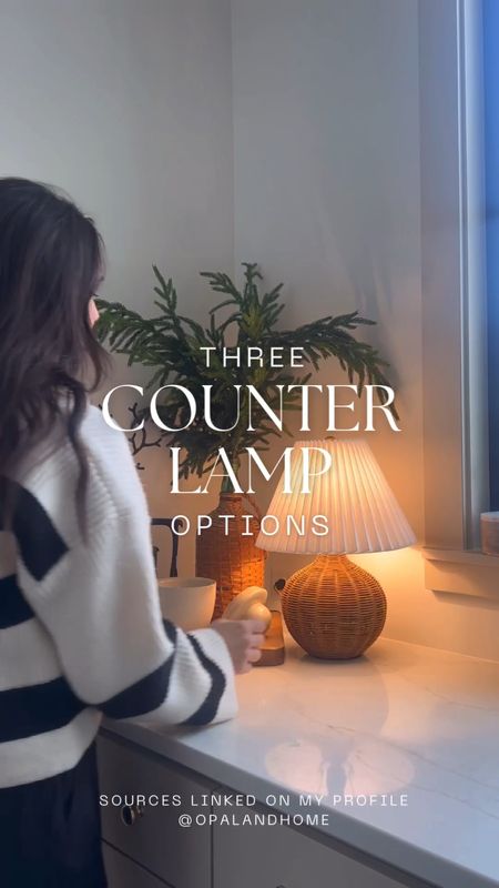 Kitchen counter lamps are one of my favorite things they used to do in the past. I’ll never get over that soft warm glow! Here are three options ✨

#LTKhome #LTKstyletip #LTKfindsunder100