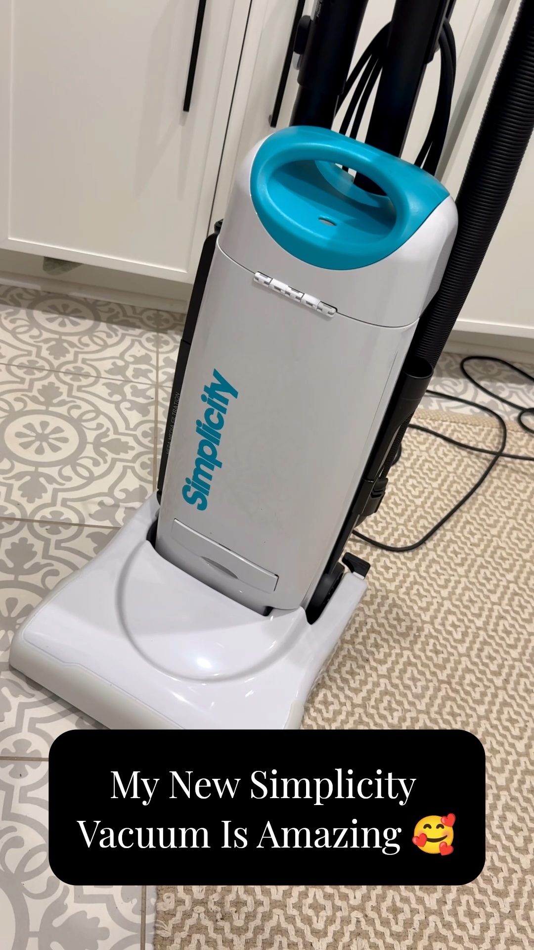I am obsessed with my new @simplicityvacuums It has SO much more power than my cordless vacuums
and cleans SO well 🤍 It has a hose with various attachments to get in hard to reach places! Use code LTKSave-10 for 10% off ✨ #ad #sponsored

#LTKSaleAlert #LTKHome #LTKdayinmylife