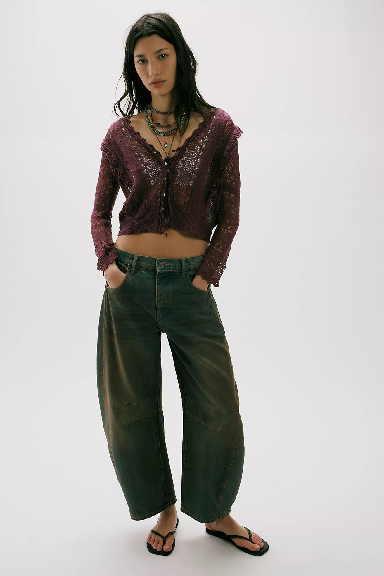 We The Free Good Luck Mid-Rise Barrel Jeans | Free People (Global - UK&FR Excluded)