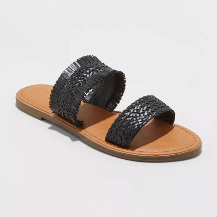 Women's Elizabeth Woven Slide Sandals - Universal Thread™ | Target