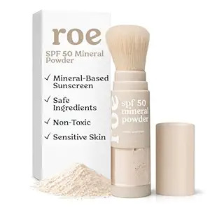 Roe Wellness- Kids SPF 50 Brush On Mineral Sunscreen Powder EWG, Reef-Friendly, Easy to Apply for... | Amazon (US)