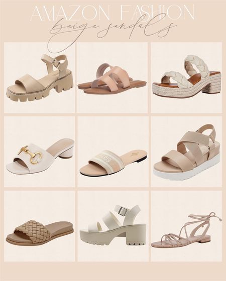 Amazon Neutral beige Sandals for the summer! Versatile and comfy shoe options! #Founditonamazon #amazonfashion #inspire Amazon fashion outfit inspiration 

#LTKfindsunder100 #LTKfindsunder50 #LTKstyletip