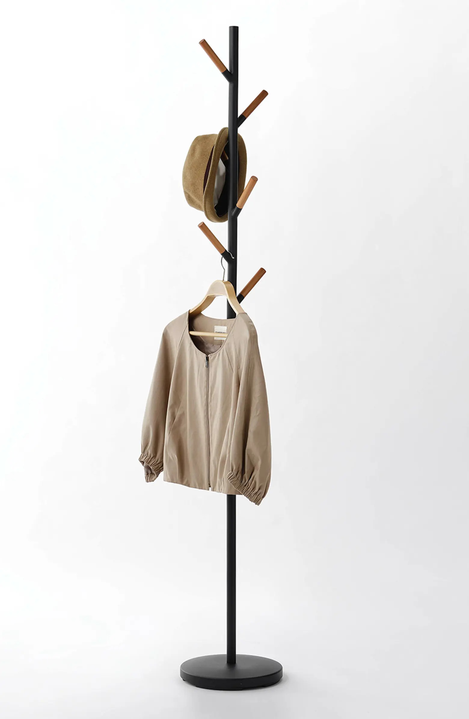 Yamazaki Wood Tipped Steel Coat Rack | Nordstrom | Nordstrom