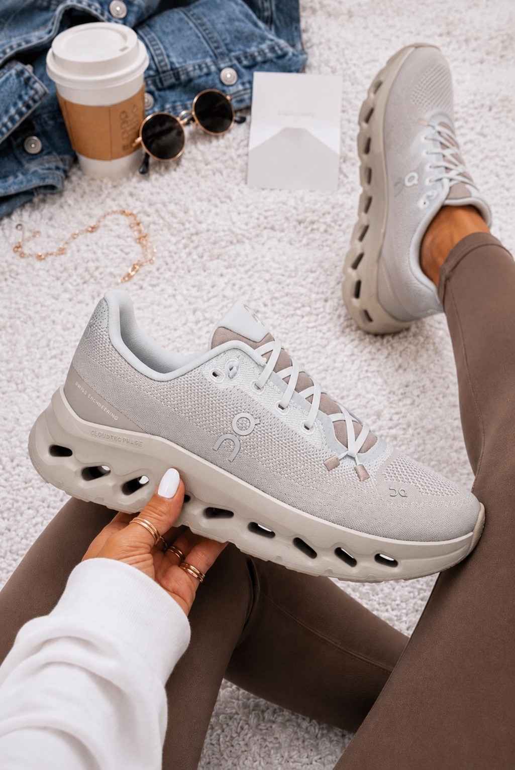 Omg we all know the ON Cloudtilt is one of the best selling styles for all the reasons of comfort and their chic design.   But this Cinder color for Fall is soft neutral and gorgeous.  Style with denim shorts and a graphic tee for Summer … transition into Fall with scrunchie socks, leggings and oversized sweatshirts.

#LTKootd #LTKdayinmylife #LTKgrwm