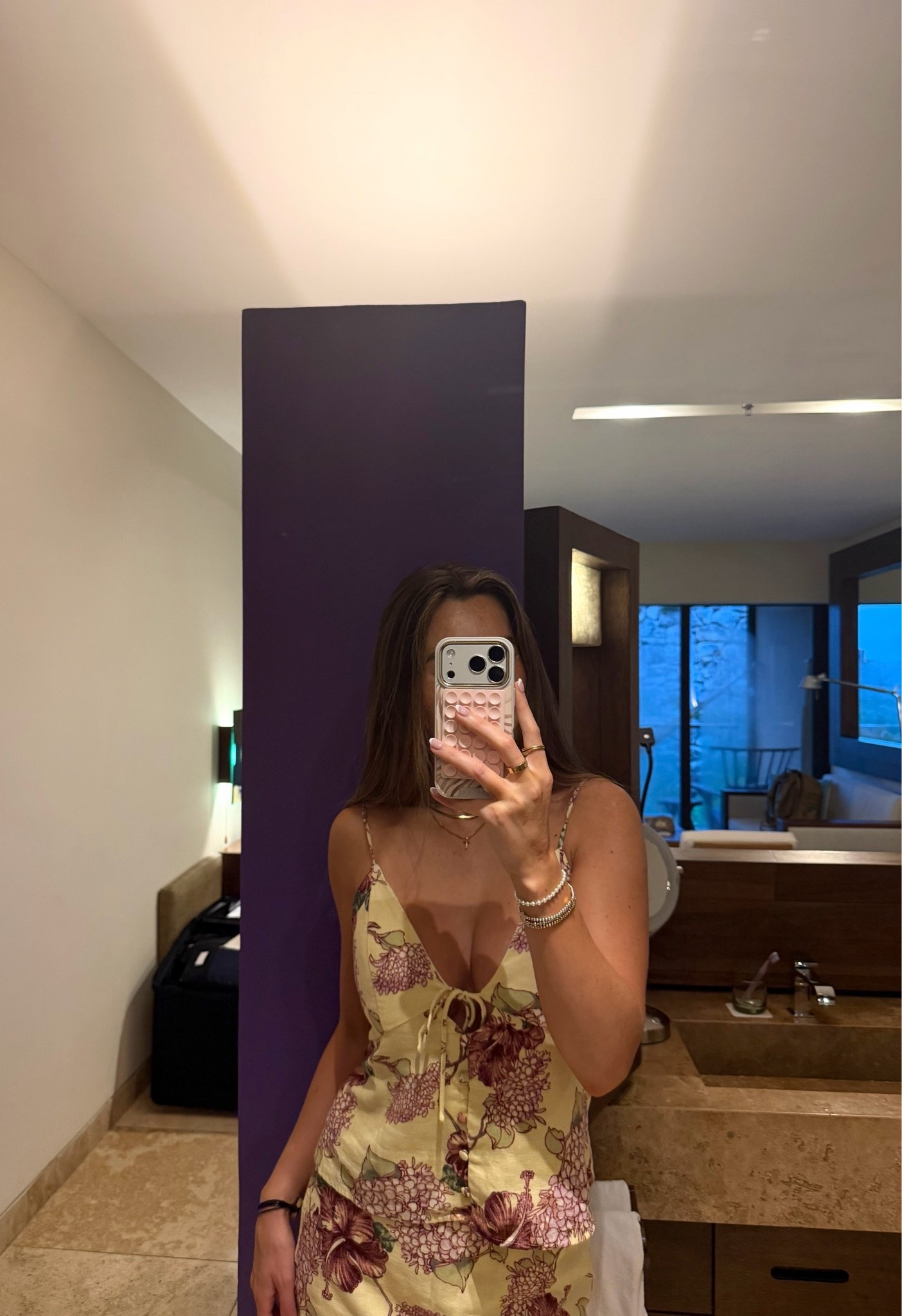 Size S in the top & skirt

#LTKTravel #LTKTall #LTKootd