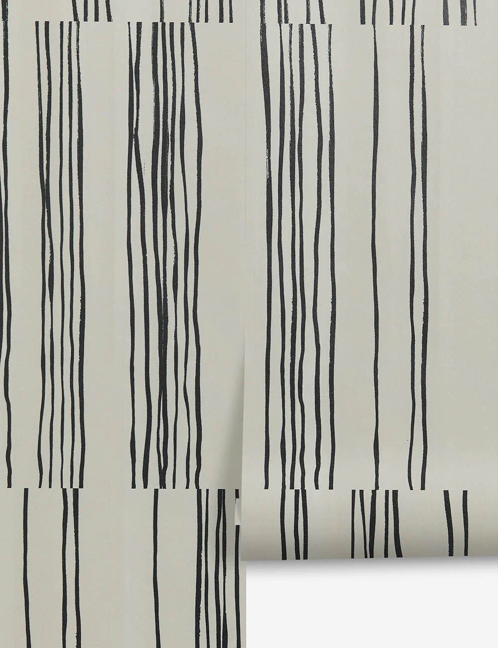 Broken Stripe Wallpaper | Lulu and Georgia 
