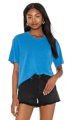 PISTOLA Palmer Palmer Hemp Boxy in Malibu Blue from Revolve.com | Revolve Clothing (Global)