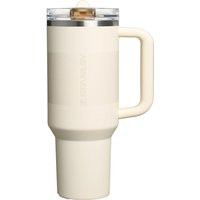 Stanley 30 oz The Quencher ProTour Flip Straw Tumbler in Cream | Glik's