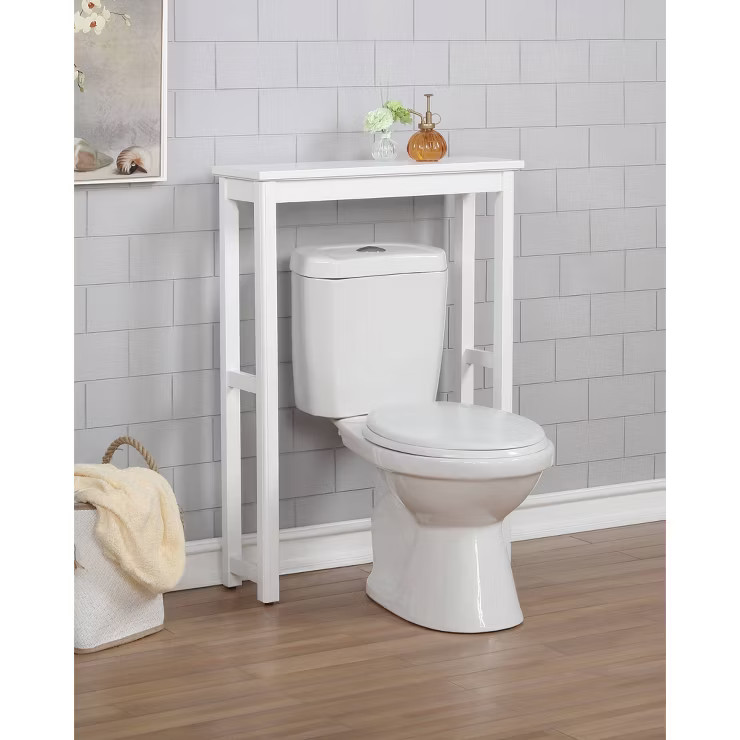 Dorset Over The Toilet Etagere White - Alaterre Furniture | Target