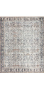 Loloi II Wynter WYN-07 Grey / Charcoal Traditional Area 7'-6" x 9'-6" | Amazon (US)