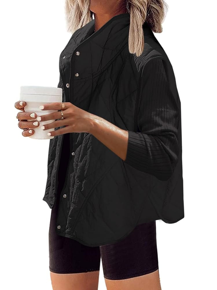 SENSERISE Womens Puffer Vest Quilted Vests Oversized Lightweight Outerwear Puffy Padded Jacket Wi... | Amazon (US)