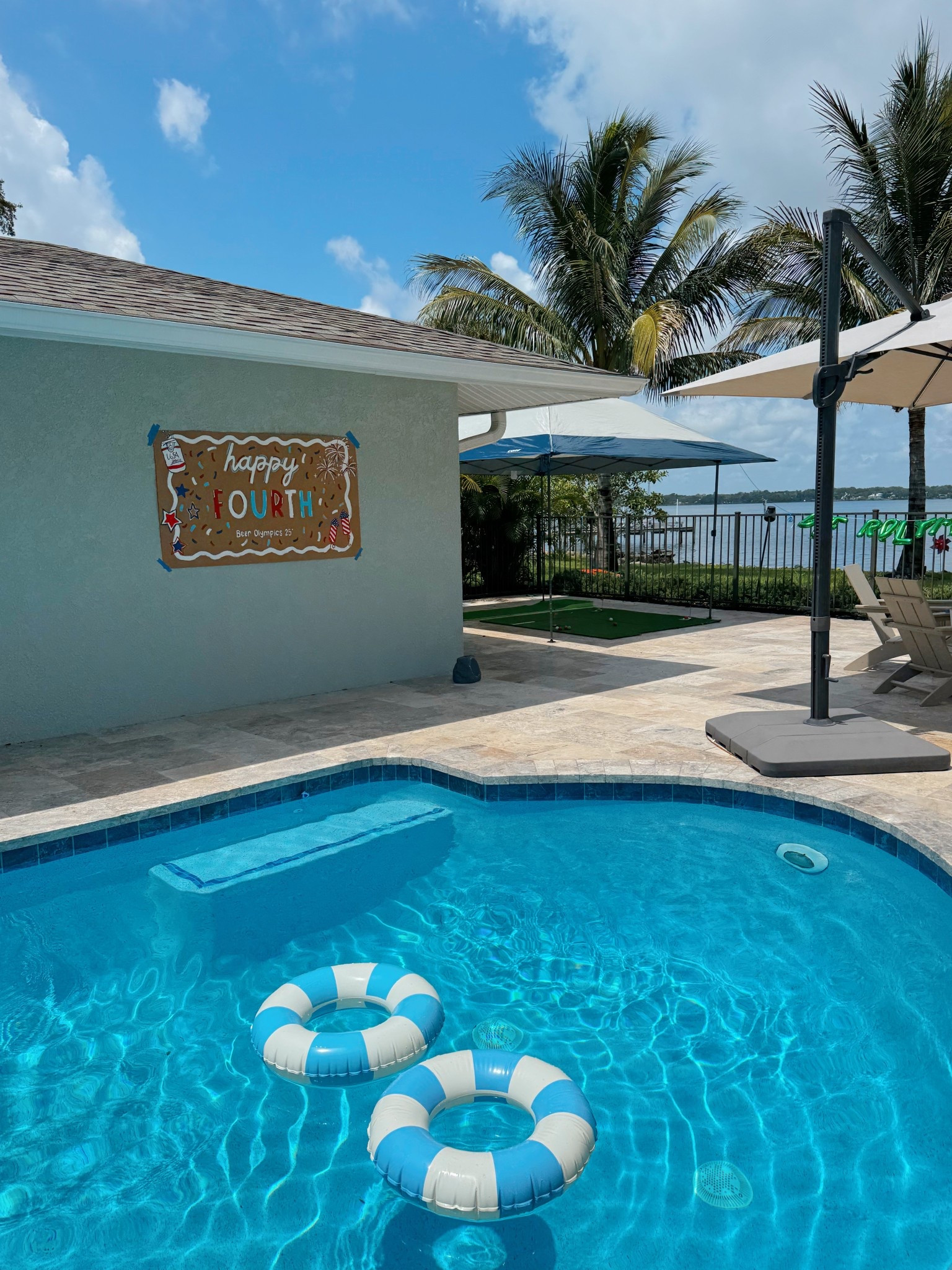 July 4th banner, july 4th aesthetic, striped pool float, summer vibes, florida summer 

#LTKFindsUnder50 #LTKSeasonal #LTKHome